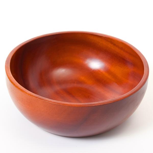 [徳成] サラダボウル (木製漆塗り/ 直径20cm)｜たっぷり盛れる大鉢で食卓を彩る TBA-10...