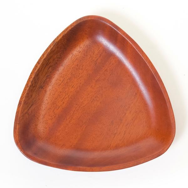 [徳成] 小皿 1枚入り (木製漆塗り/ 15cm/ 角丸三角) 和食皿 取り皿 漆器｜個性的なフォ...