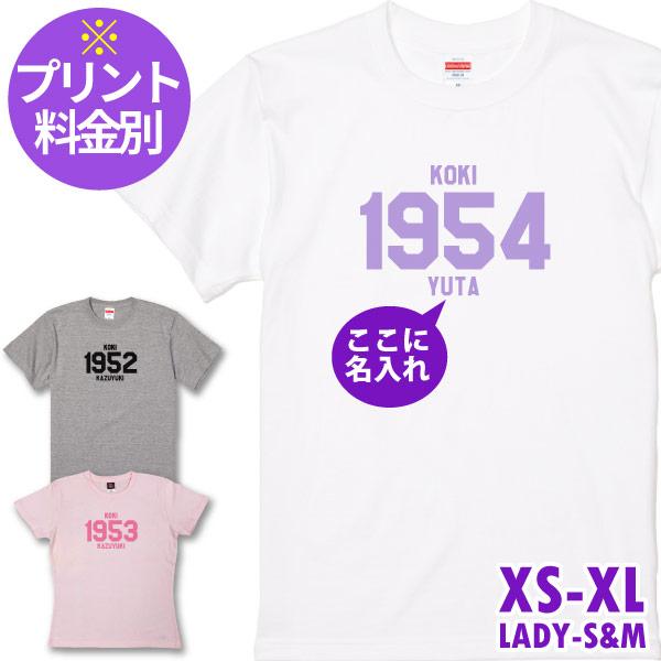 無地 古希 祝い 名入れ 西暦 Tシャツ 古希のお祝い プレゼント メッセージ 男性 女性 かわいい...