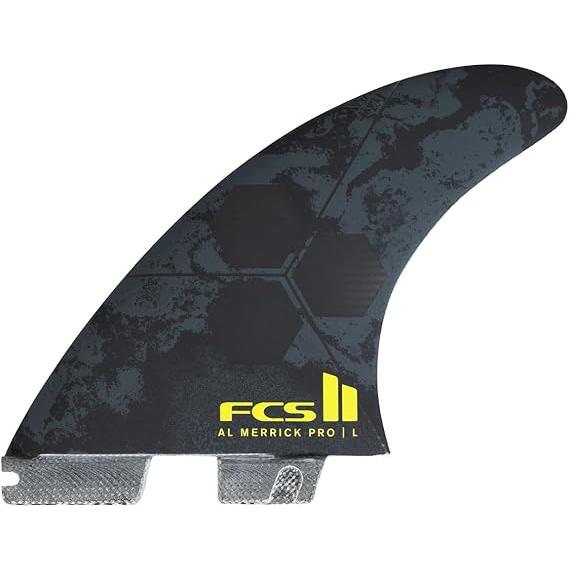 FCS2 AL MERRICK PG PRO TRI FIN SET Black/Acid FCS ...