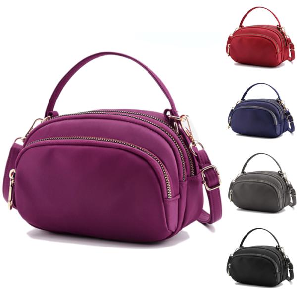 ショルダーバッグ ポーチ レディース ミニ 軽量 撥水 シンプル ナイロン メール便