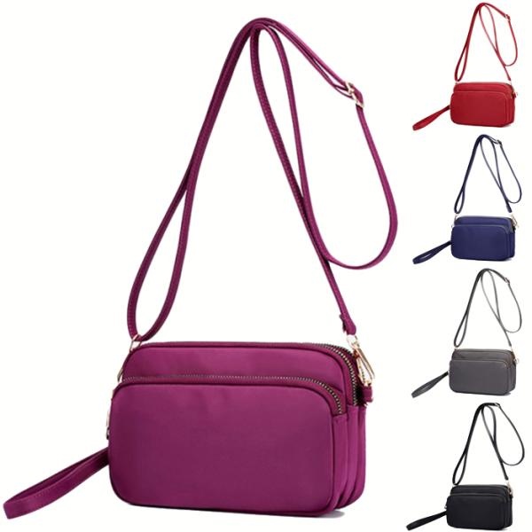 ショルダーバッグ ポーチ ミニ レディース 軽量 撥水 シンプル ナイロン メール便