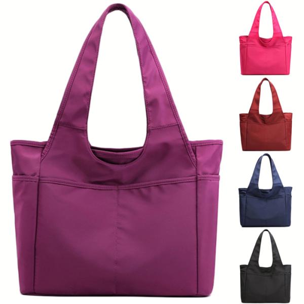 トートバッグ レディース 軽量 撥水 シンプル マザーズバッグ ナイロン メール便
