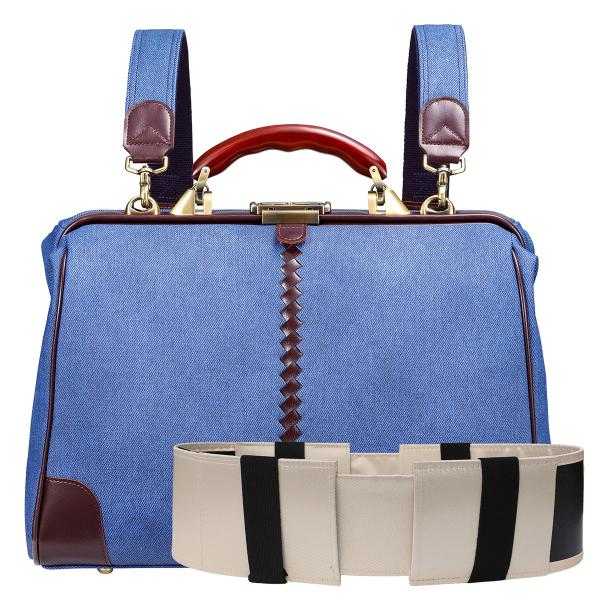 【カバンの骨セット】ダレスバッグ 豊岡 レディース ミニリュック デニム 3way がま口 ビジネス...