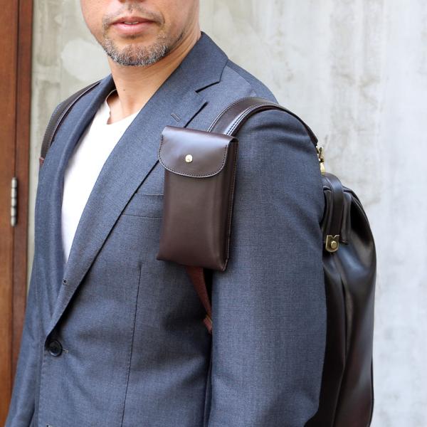 【メール便送料無料】Y-0094　日本製 リュック ショルダー スマホポーチ 爆買