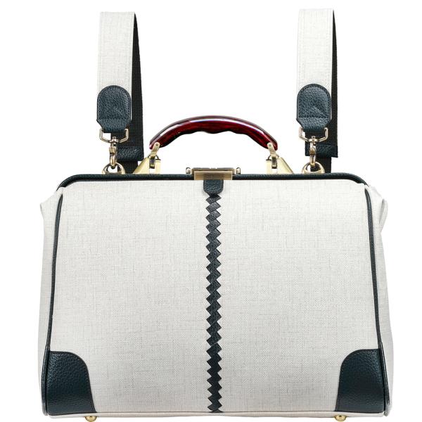 ダレスバッグ 豊岡 レディース ミニリュック リザード 3way がま口 ビジネスバッグ リュック ...