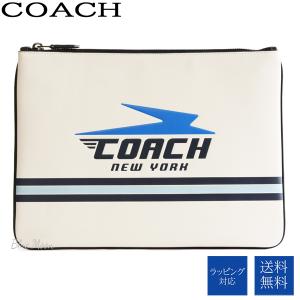 コーチ Coach バッグ セカンドバッグ 新作通販 メンズ 本革 チョークマルチ 白系 アウトレット クラッチバッグ