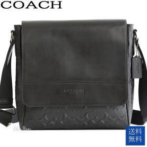 コーチ Coach 正規激安 ショルダーバッグ メンズ 斜めがけバッグ アウトレット 黒 本革 ブラック