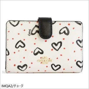 爆安品質は非常に良い 高評価 コーチ Coach Coach 財布 財布 レディース 二つ折り財布 アウトレット 財布 本革 ハート柄