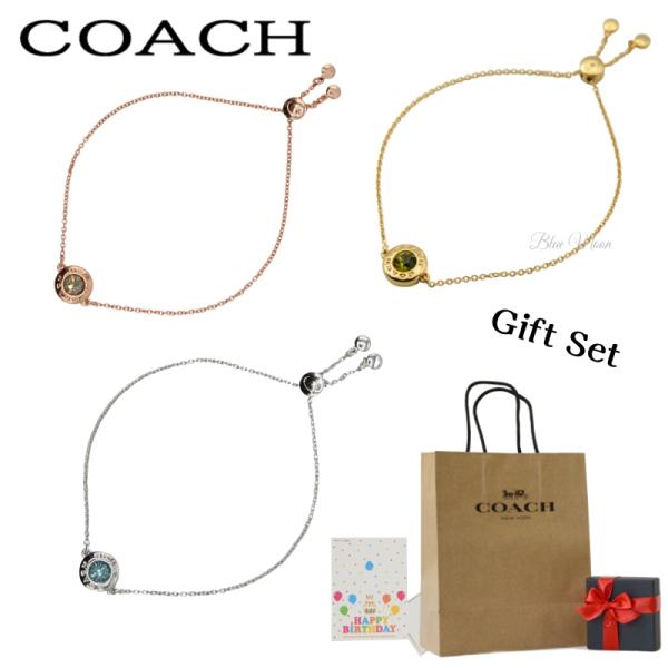 コーチ COACH ブレスレット レディース スライダー バングル アクセサリー 正規箱入り ギフト...