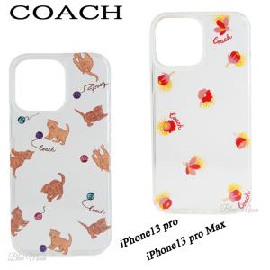 コーチ COACH iphone13Proケース iPhone13ProMax ケース カバー レディース iPhoneケース スマホケース ネコ 猫 花柄 アウトレット｜basilshop