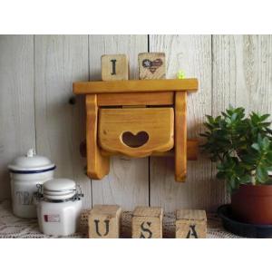 カントリーウォールシェルフ 幅50 ハートの扉 / RSE-75 : カントリー