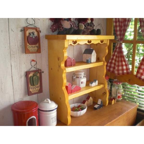 スタンド 木製 ラック キッチン 収納 ハート 可愛い ディスプレイスタンド