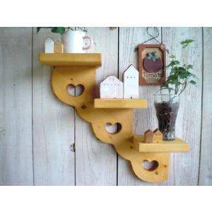 ウォールシェルフ 木製 ラック おしゃれ 飾り棚 カントリー