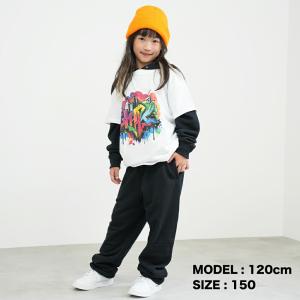 ダンス衣装 ヒップホップ キッズTシャツ 練習...の詳細画像2