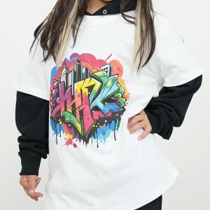 ダンス衣装 ヒップホップ キッズTシャツ 練習...の詳細画像4
