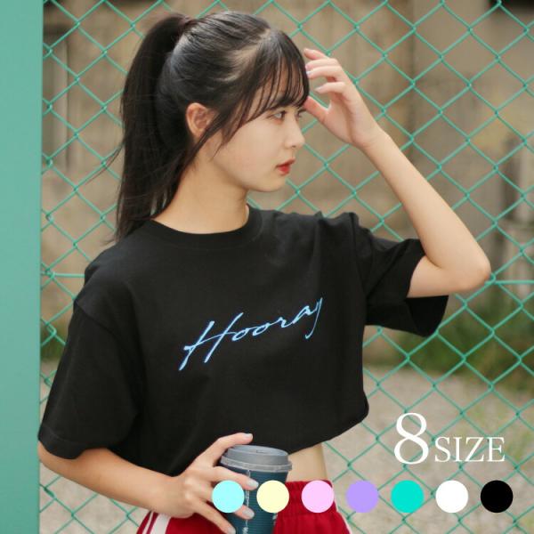 30%OFFセール 韓国ファッション ショート丈 キッズ Tシャツ へそ出し 韓国服 ダンス衣装 半...