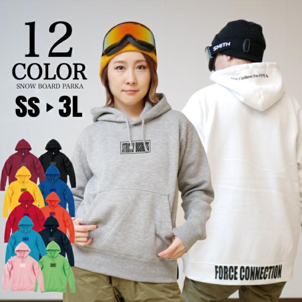 スノボー パーカー 大きいサイズ ロゴ フーディー スノーボード メンズ レディース  スウェットパ...