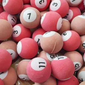 ビリヤード グッズ 雑貨 プレゼント イベント 卒業 部活 ギフト 記念品 学校 ビリヤードボール型　スーパーボール　１個　