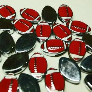 ラグビー アメフト グッズ 雑貨 プレゼント イベント 卒業 部活 ギフト 記念品 学校　ＤＩＹアクセサリー ミニアメフトボール