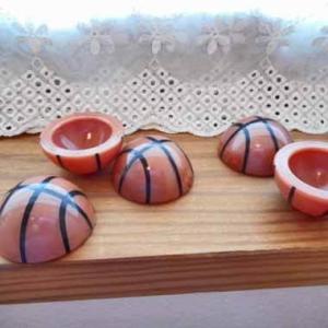 バスケ グッズ 雑貨 プレゼント イベント 卒業 部活 ギフト 記念品 学校 子供 ホッピングボール　バスケットボール（茶色）　２個セット