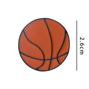 バスケ グッズ 雑貨 プレゼント イベント 卒業 部活 ギフト 記念品 学校 バスケットボールのピンバッチ(シンプル)