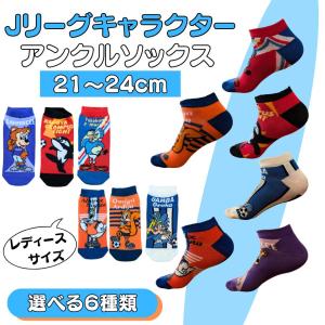 サッカー グッズ 雑貨 プレゼント イベント 卒業 部活 ギフト 記念品 学校 Ｊリーグ公認　マスコットキャラクター　ソックス　（レディース）