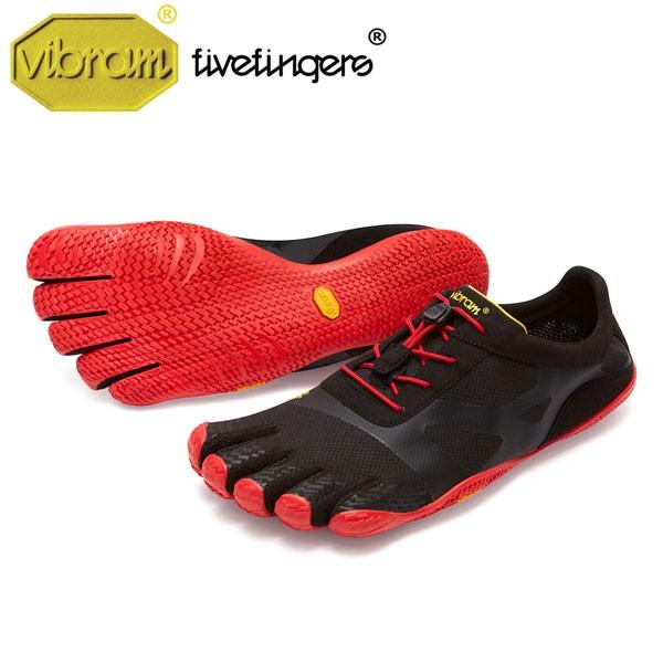 Men&apos;s KSO EVO ケーエスオーエボ Black/Red メンズ vibram fivefi...