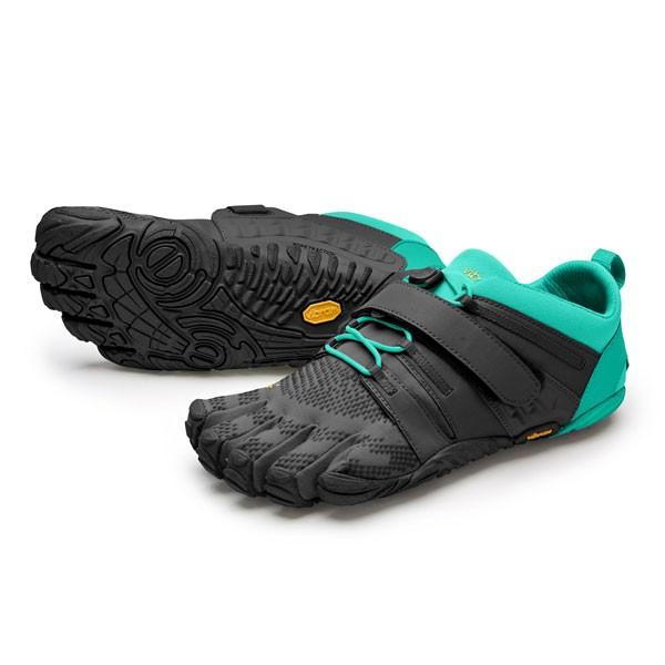 Women&apos;s V-TRAIN 2.0 トレイン Black/Green レディース vibram ...