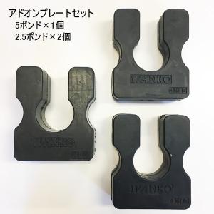 アドオンプレート3個セット 約2.3kg×1個 約1.1kg×2個 IVANKO ケーブルマシンアタッチメント トレーニング｜basket-exceed