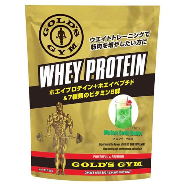 ホエイプロテイン メロンソーダ風味 (720g） GOLD'S GYM_S ゴールドジムサプリ
