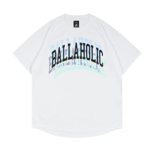 Ballaholic　COLLEGE LOGO Overlap COOL Tee (white)