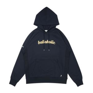 Ballaholic Logo Printed Sweat Hoodie (navy/oat) ボーラホリック　ウェア