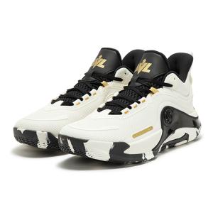 361° AG LEVEL UP 2.0 W572341116-2 WHT/BLK バスケットシューズ メンズ レディース バッシュ ミッドカット｜basketballpro