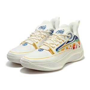 361° AG EXPLODE 2 W572411104-5 WHT/YEL バスケットシューズ メンズ レディース バッシュ ミッドカット 白｜basketballpro