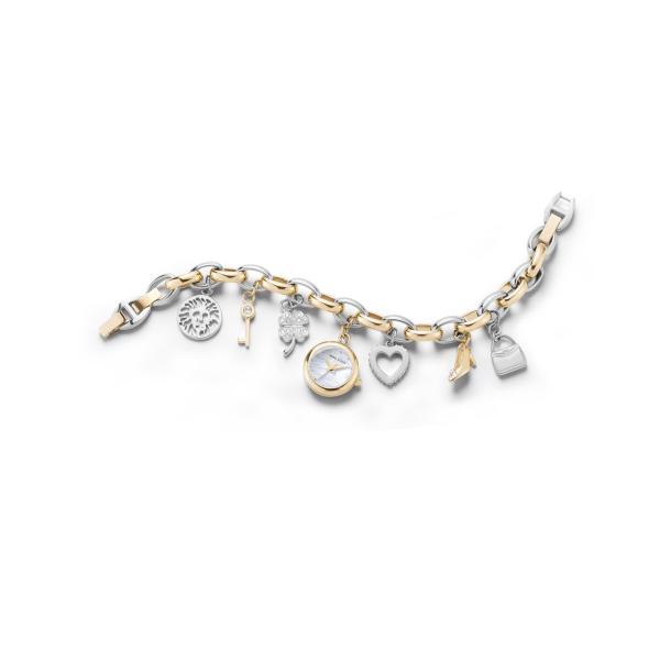 Anne Klein Charm Bracelet Watch 腕時計 レディース ホワイト文字盤 ...