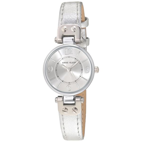 Anne Klein Women's Leather Strap Watch 腕時計 レディース シ...