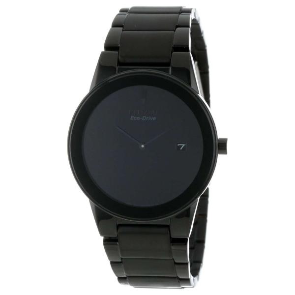 Citizen Modern Axiom 腕時計 メンズ ブラック IP ステンレススチール エコ・...