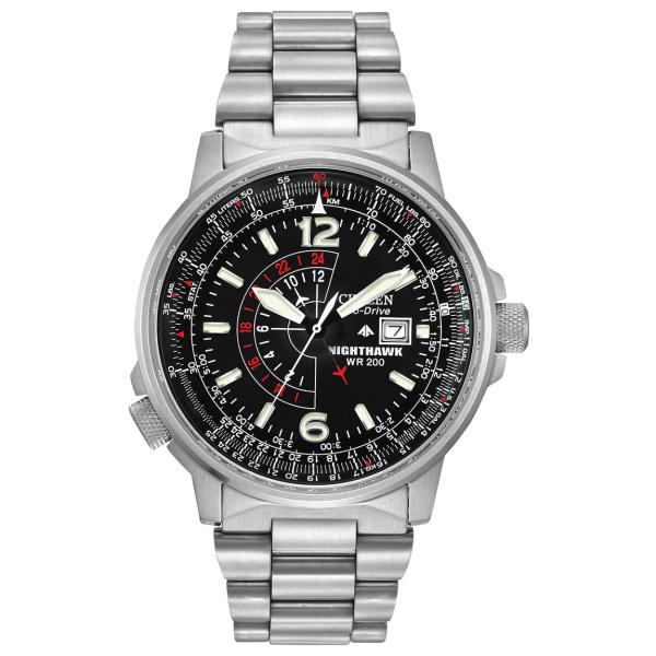 Citizen Promaster Air Nighthawk 腕時計 エコドライブ メンズ ブラッ...