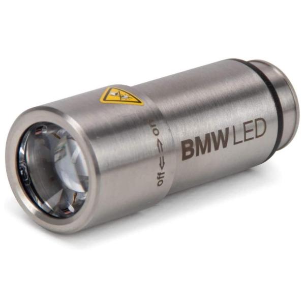 BMW純正 LEDフラッシュライト 懐中電灯 ステンレス製 充電式 12Vソケット対応