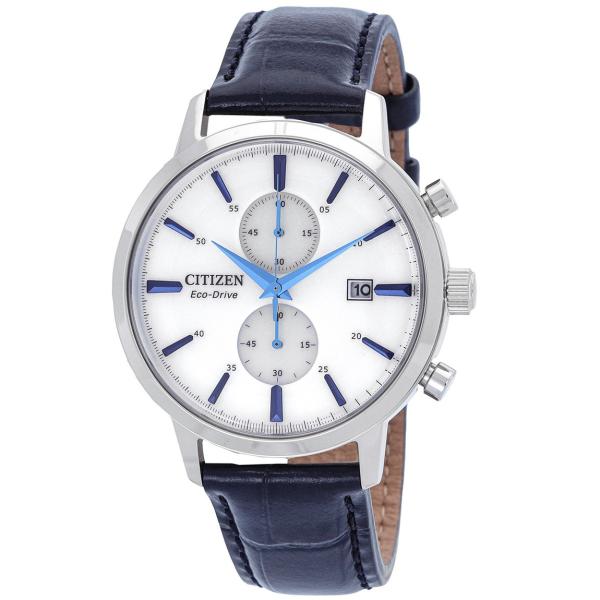 Citizen Core Collection 腕時計 クロノグラフ クオーツ ホワイトダイヤル メ...