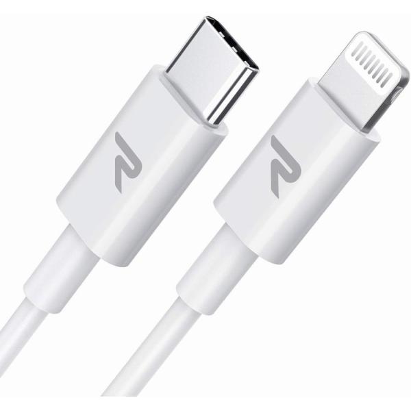 Rampow iPhone USB Type C to ライトニングケーブル 1m PD 18W 人...