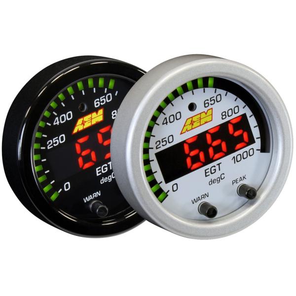 AEM X-Series デジタル 排気温度計 2-1/16インチ(52mm) 0-1800F/0-...