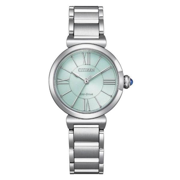 Citizen L Series エコドライブ 腕時計 グリーン文字盤 レディース EM1070-8...