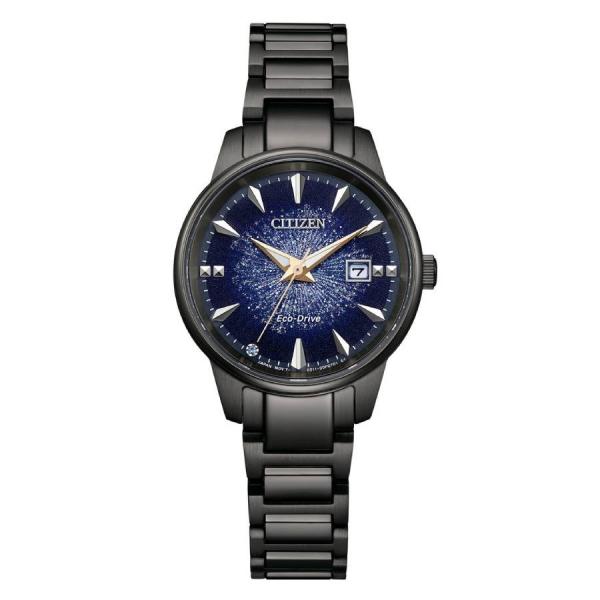 Citizen Eco-Drive Galaxy Blue Dial 腕時計 レディース ブラック ...