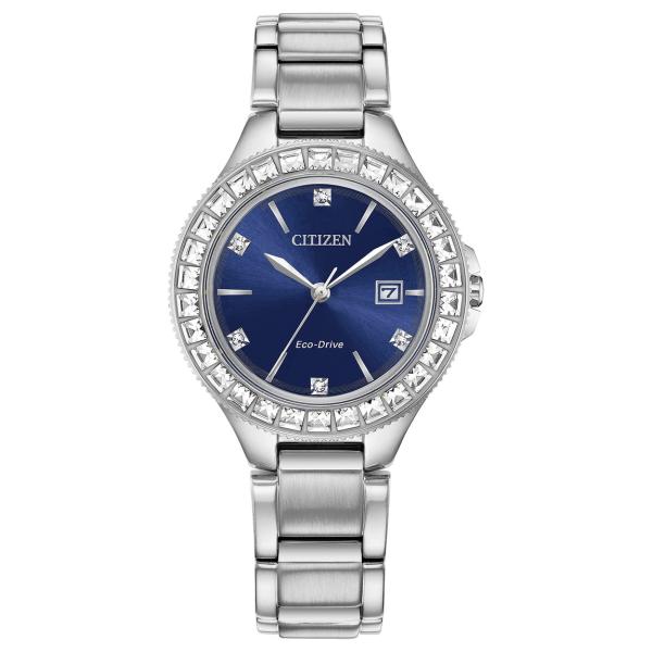 Citizen Eco-Drive Dress Classic Crystal 腕時計 レディース ...