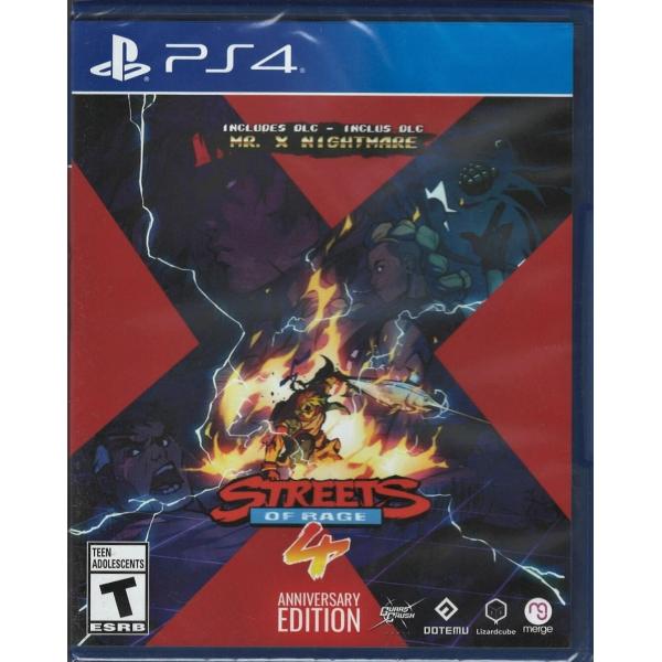 Streets of Rage 4 - Anniversary Edition 北米版 PS4 プレ...