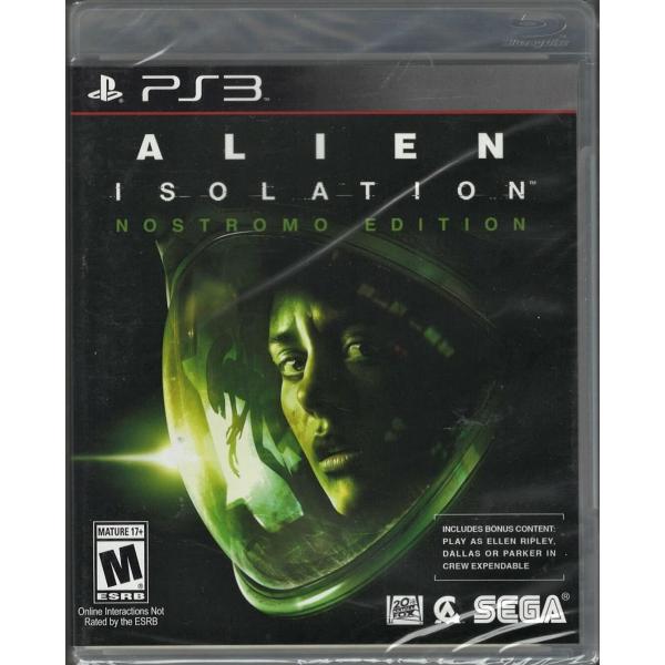 Alien: Isolation 北米版 PS3 プレイステーション3 海外版ソフト
