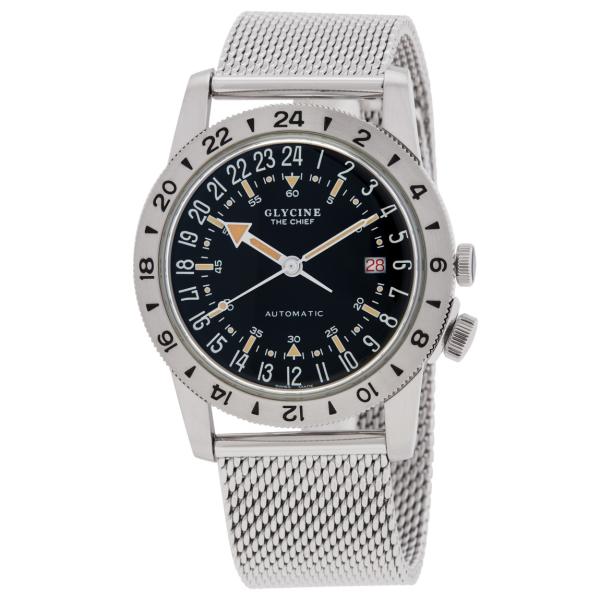 Glycine Airman Vintage The Chief Purist 腕時計 自動巻 ブラ...