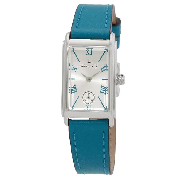 Hamilton American Classic Ardmore 腕時計 ターコイズレザーストラッ...